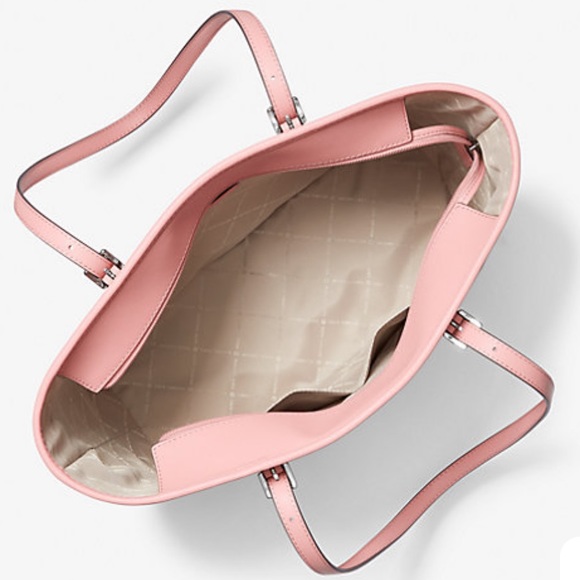 MICHAEL KORS POWDER BLUSH COLOR 
Jet Set Travel Large Saffiano Leather Tote Bag - Picture 4 of 14